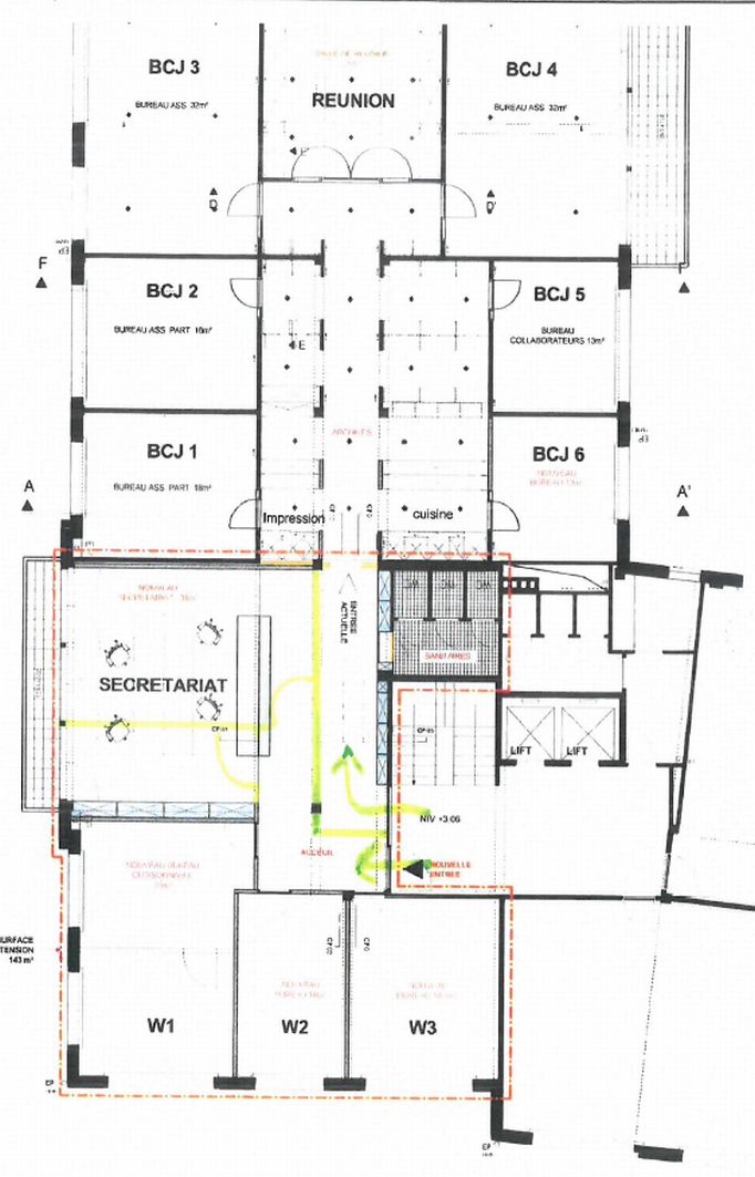 Plan d'étage